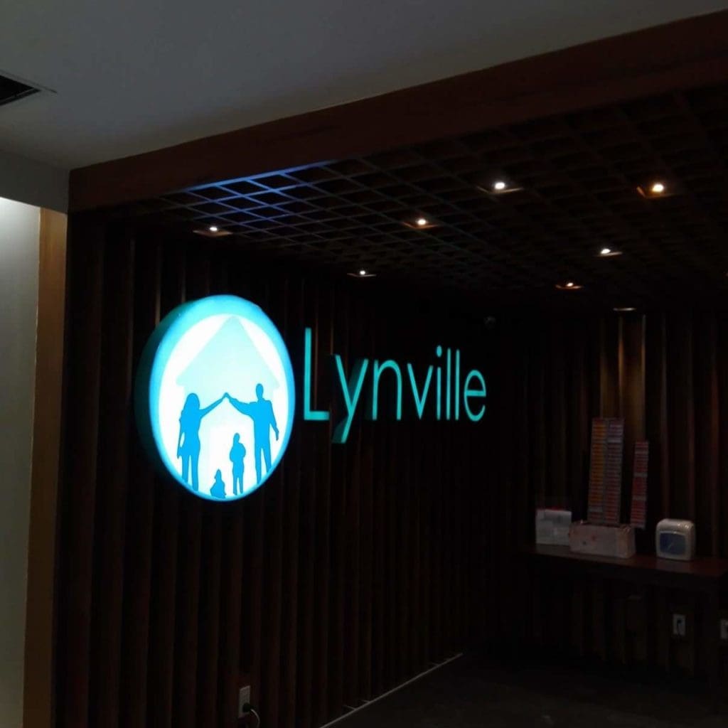 lobby signage-acrylic sign